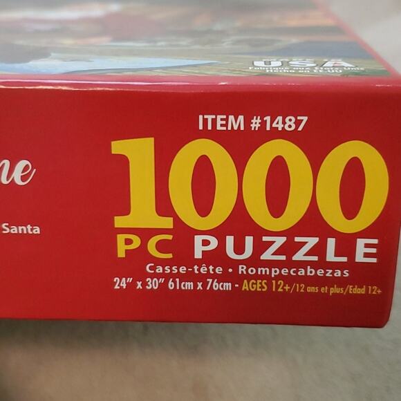 White Mountain Santa's Naptime puzzle - Picture 2 of 6